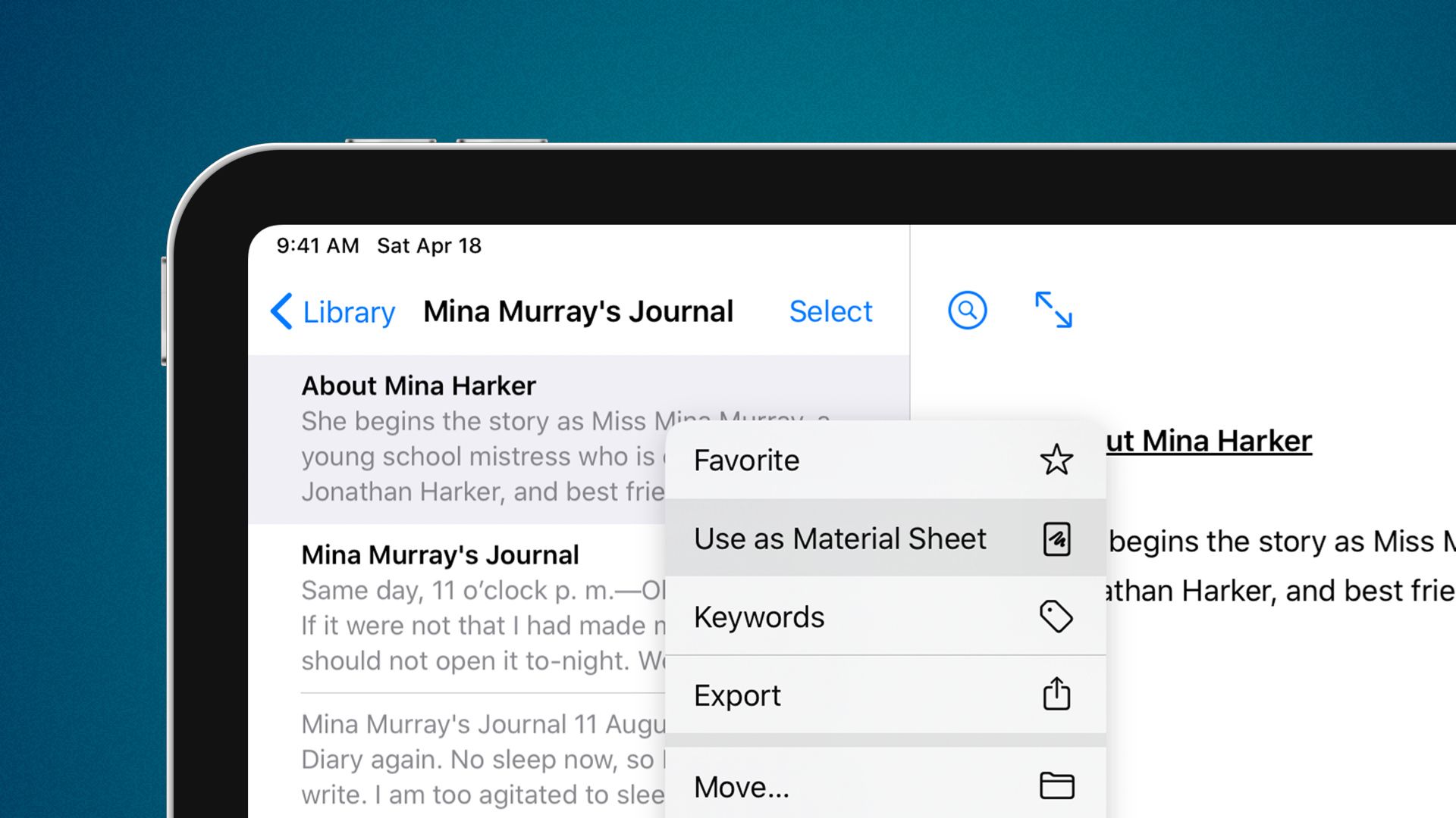 Collect Information and Material With Ulysses