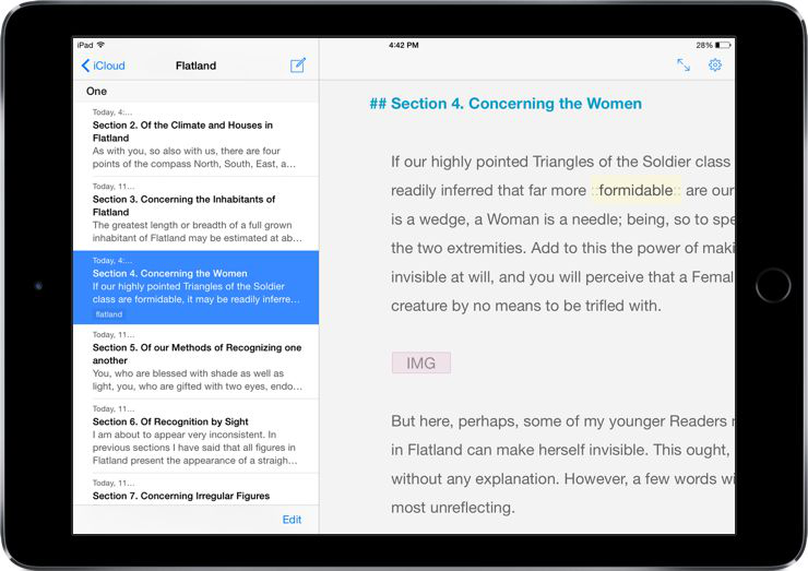 Ulysses! For iPad!