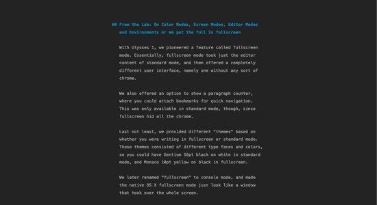 From the Lab: On Color Modes, Screen Modes, Editor Modes and Environments or We put the full in fullscreen