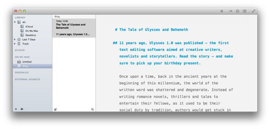 Make Yourself Comfortable – A Guide on Customizing Your Writing Environment in Ulysses, Part 1