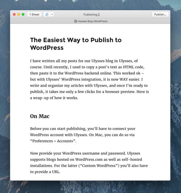 Popular Preview Themes for WordPress Publishing