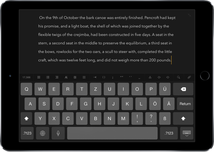 Writing with Ulysses for iPad
